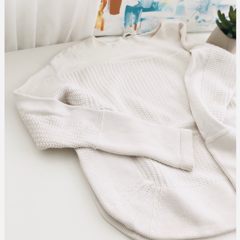 HELMUT LANG | Chunky White Sweater